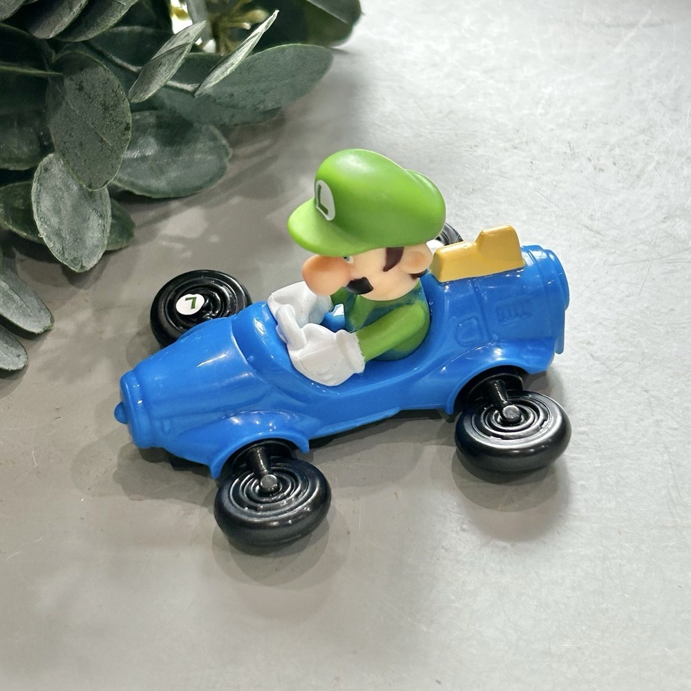 McDonald's Happy Meal 2024 Mario Kart Deluxe‎ #3 LUIGI KART Toy